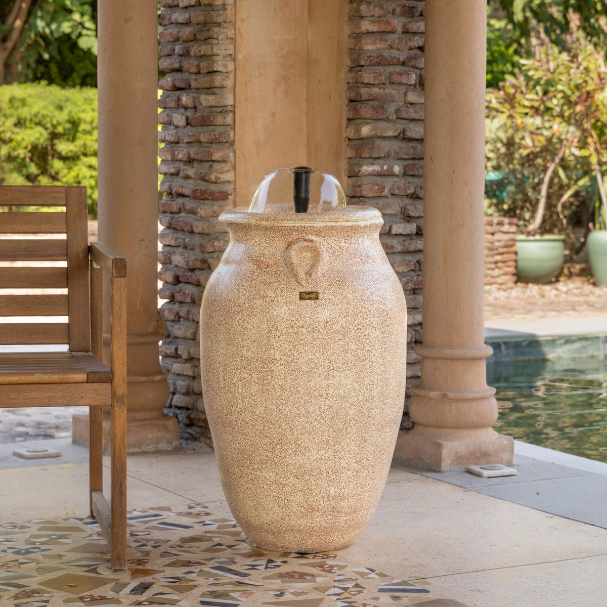 Amalfi Fountain Small - Beige - Ripples Home