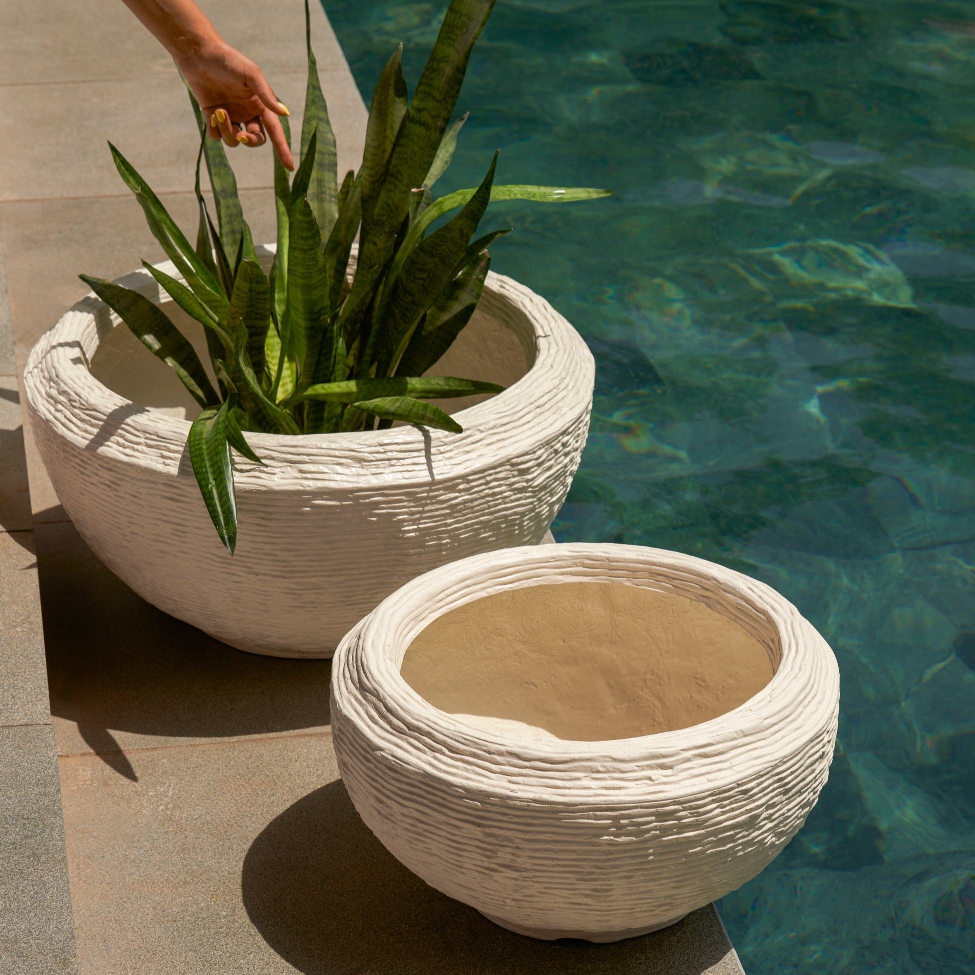 Kiro Planter Bowl - Large - Ripples Home