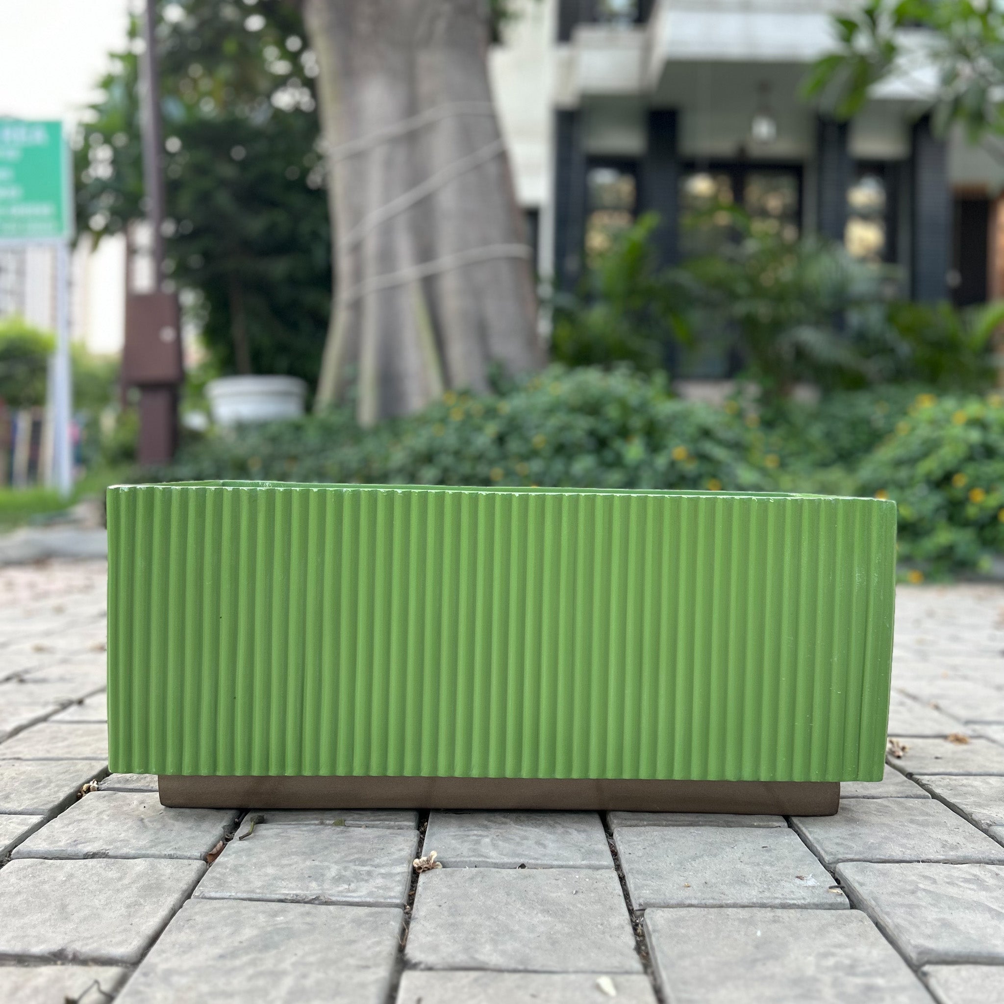 Large Midori Planter Box with Base - Ripples Home