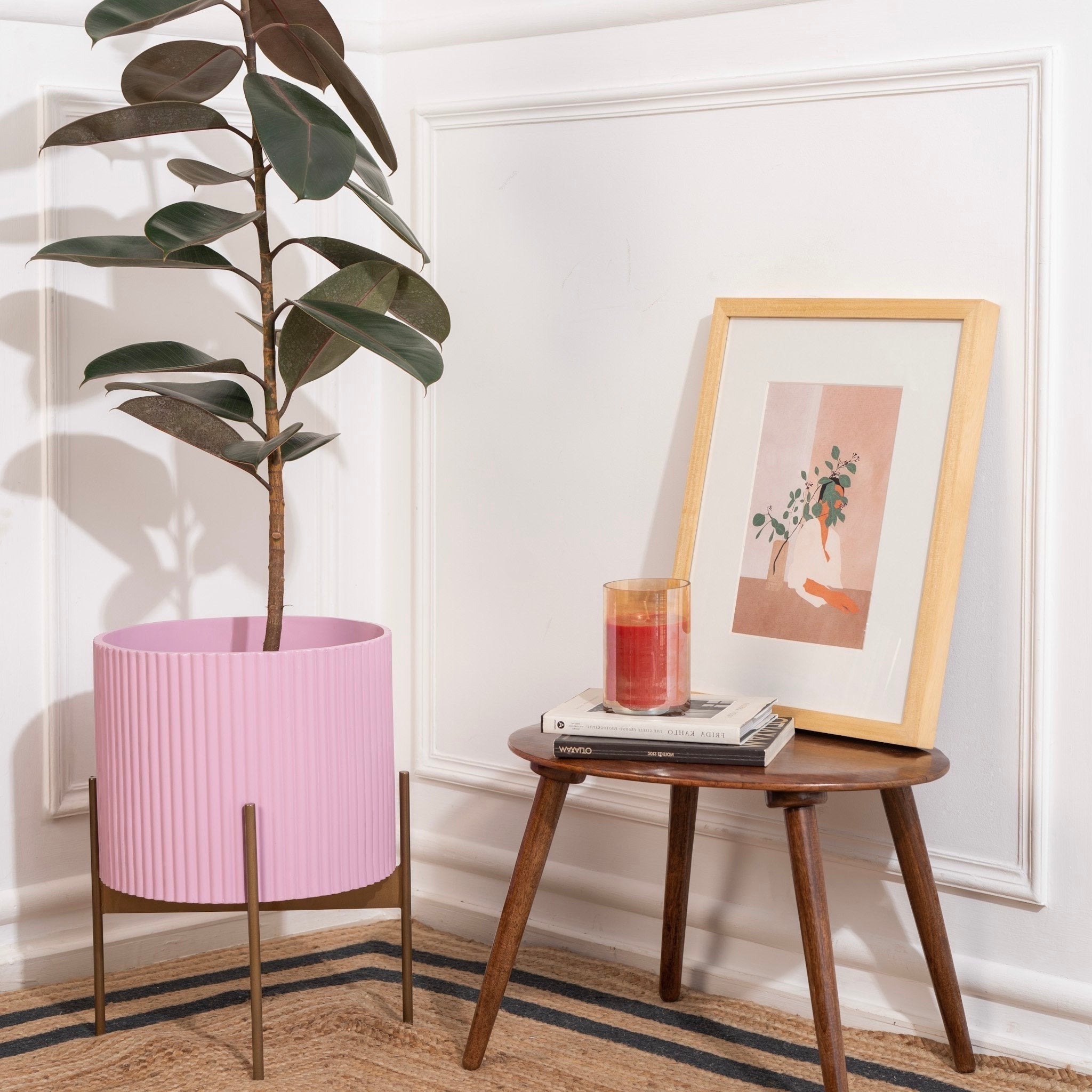 Large Midori Planter With Stand - Ripples Home