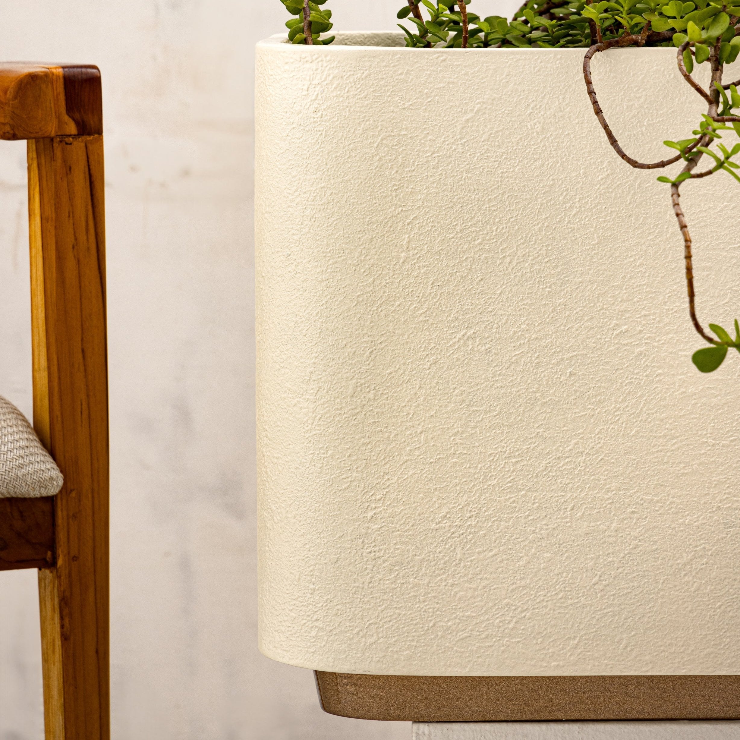 Noah Planter Box - Beige - Ripples Home