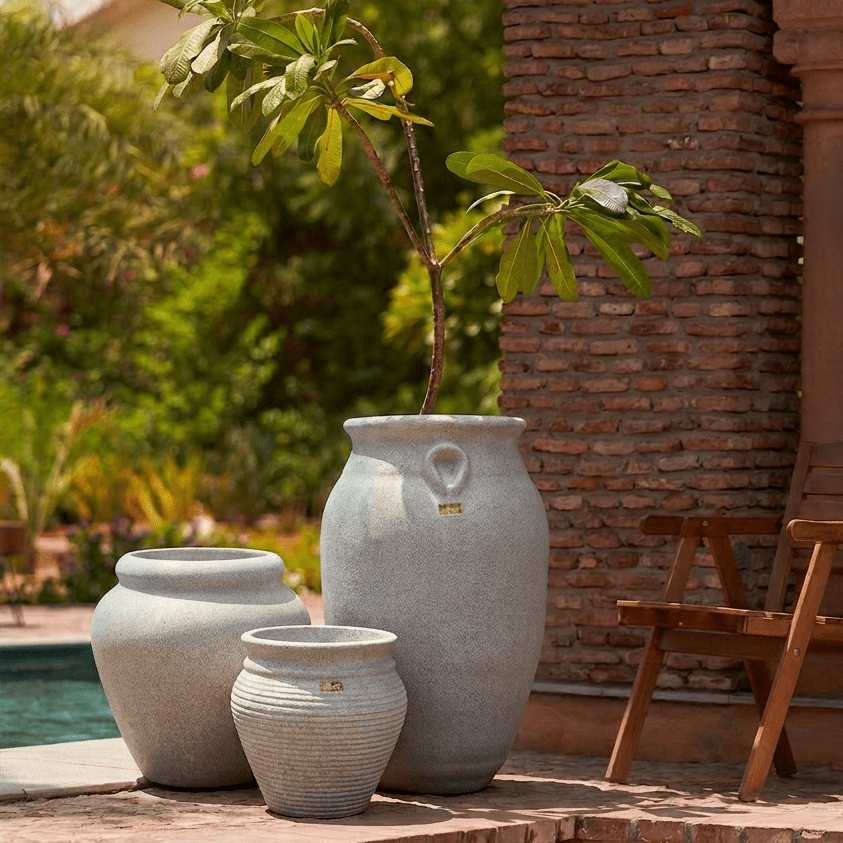 Tuscany Planter - Light Grey - Ripples Home