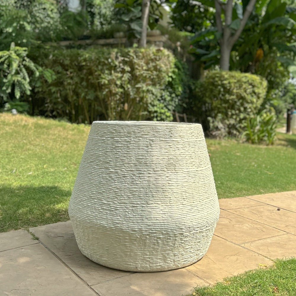 Beige Kai Planter 27" - Ripples Home