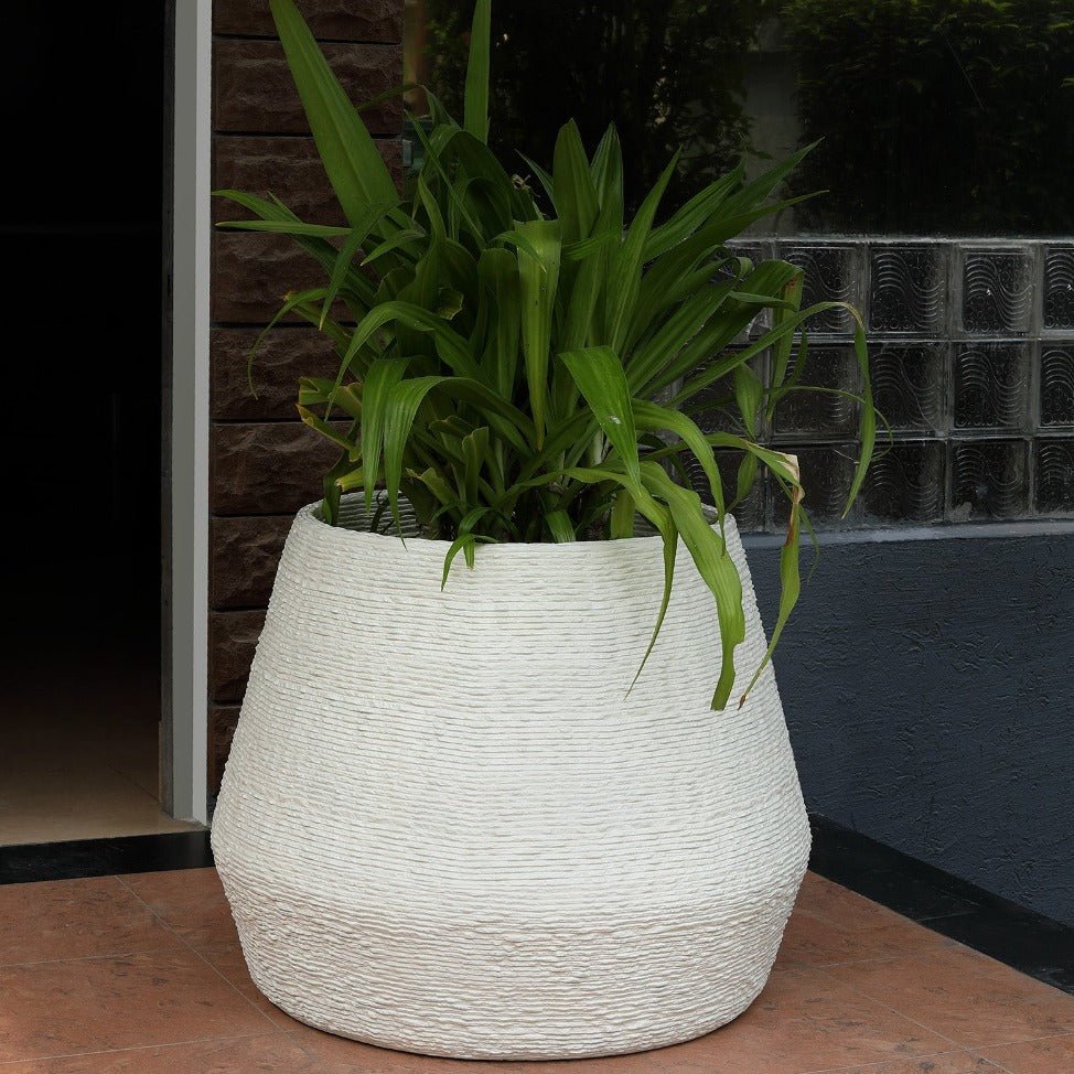 Beige Kai Planter 27" - Ripples Home