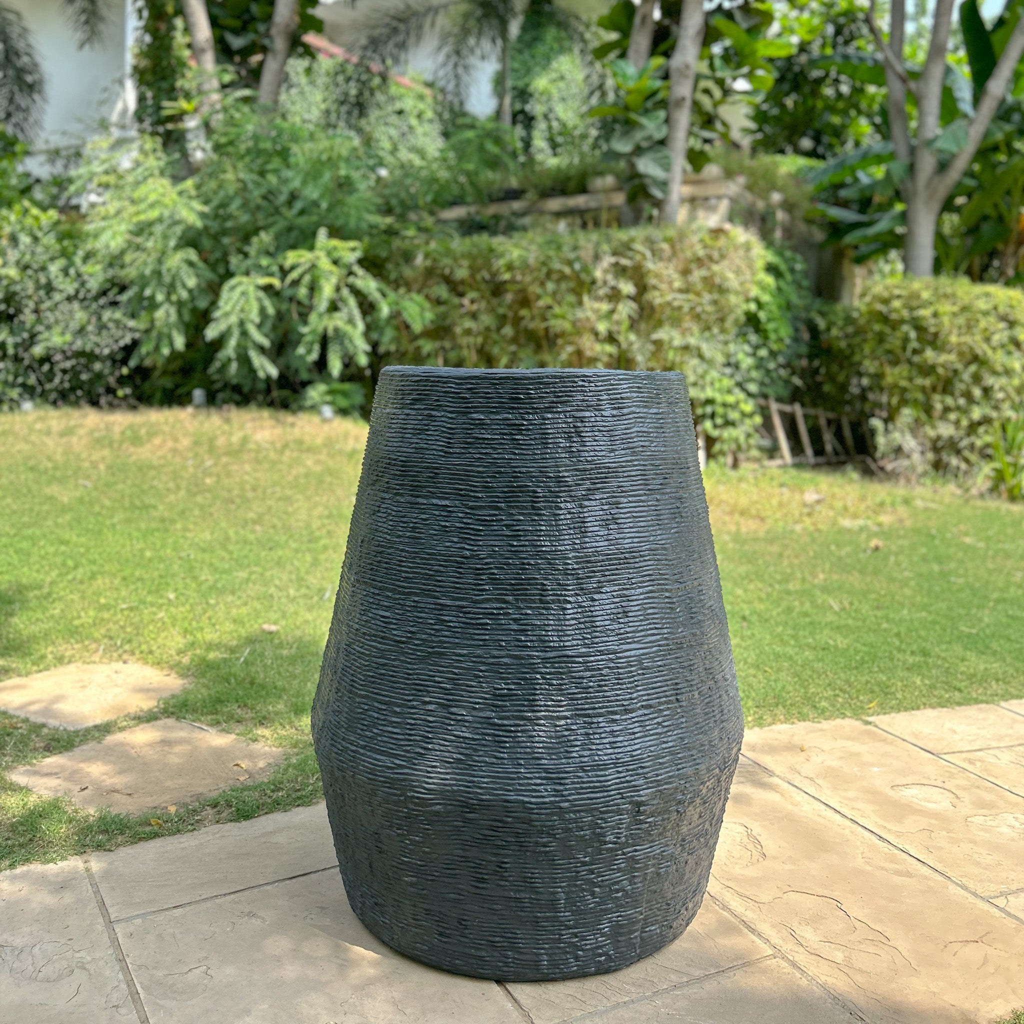 Black Kai Planter 38" - Ripples Home
