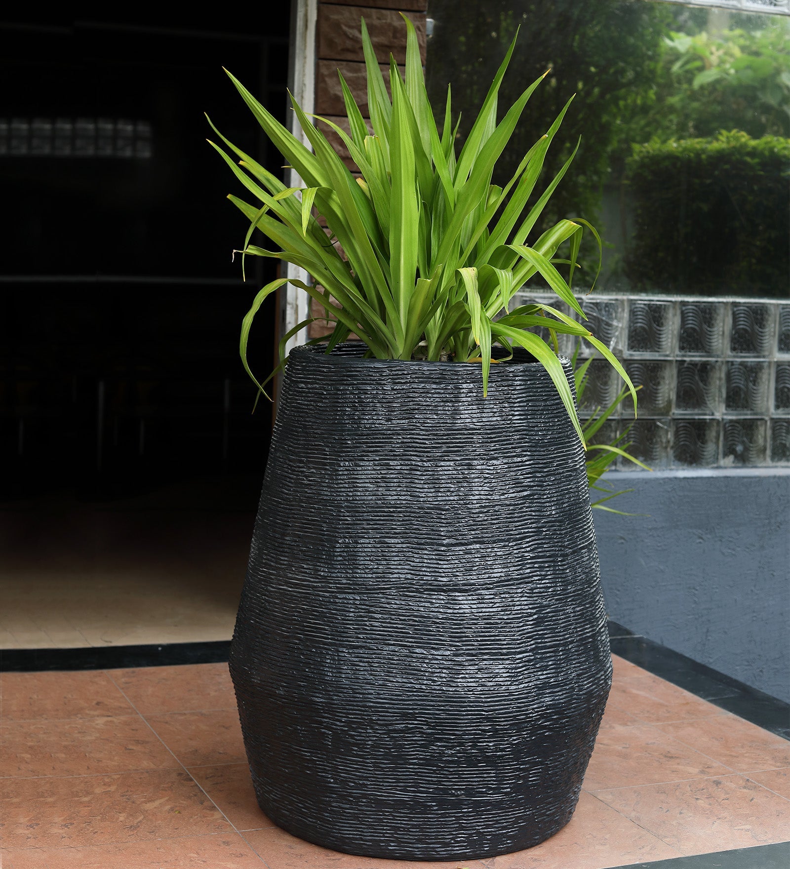 Black Kai Planter 38" - Ripples Home