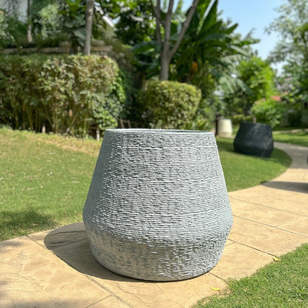 Grey Kai Planter 27" - Ripples Home