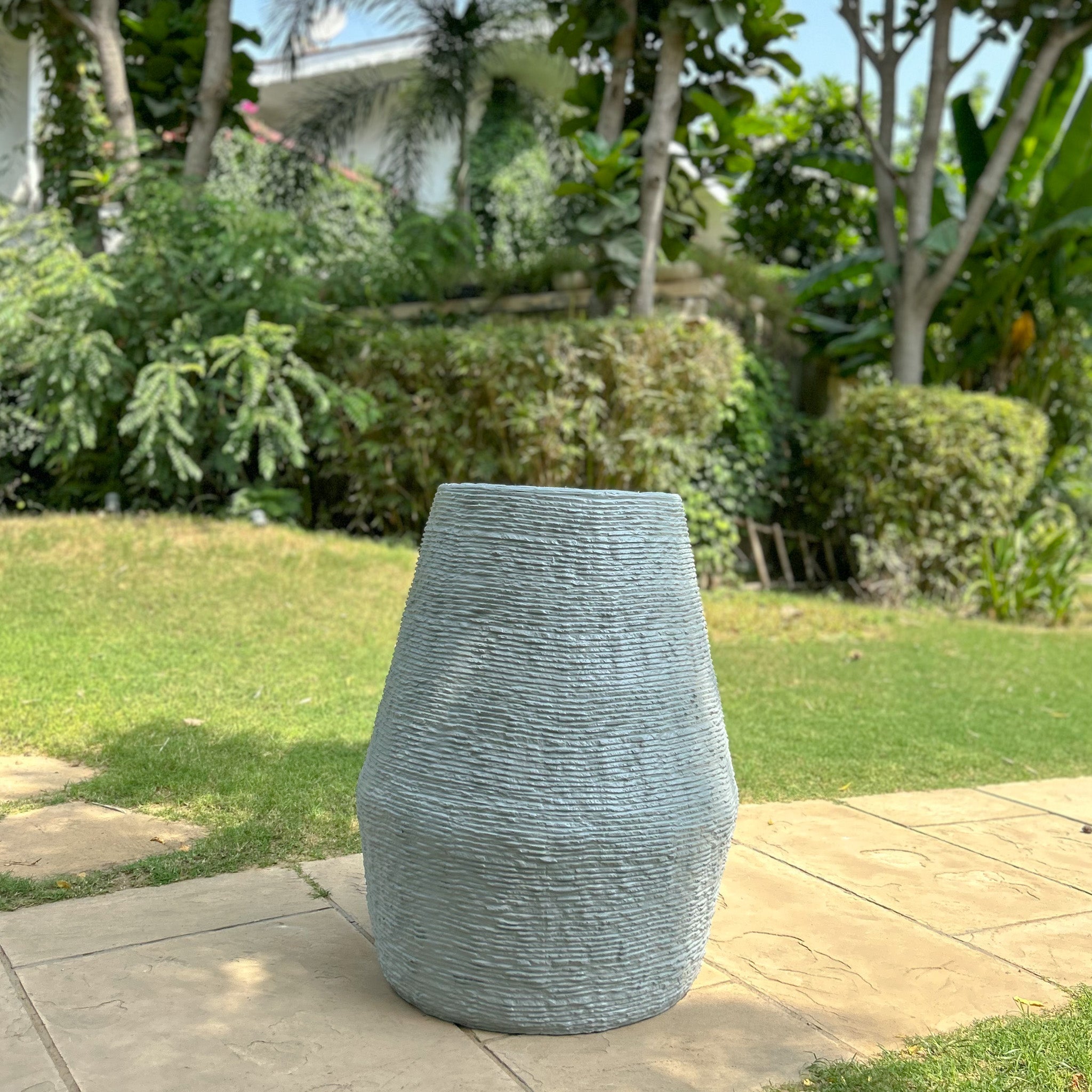 Grey Kai Planter 30" - Ripples Home