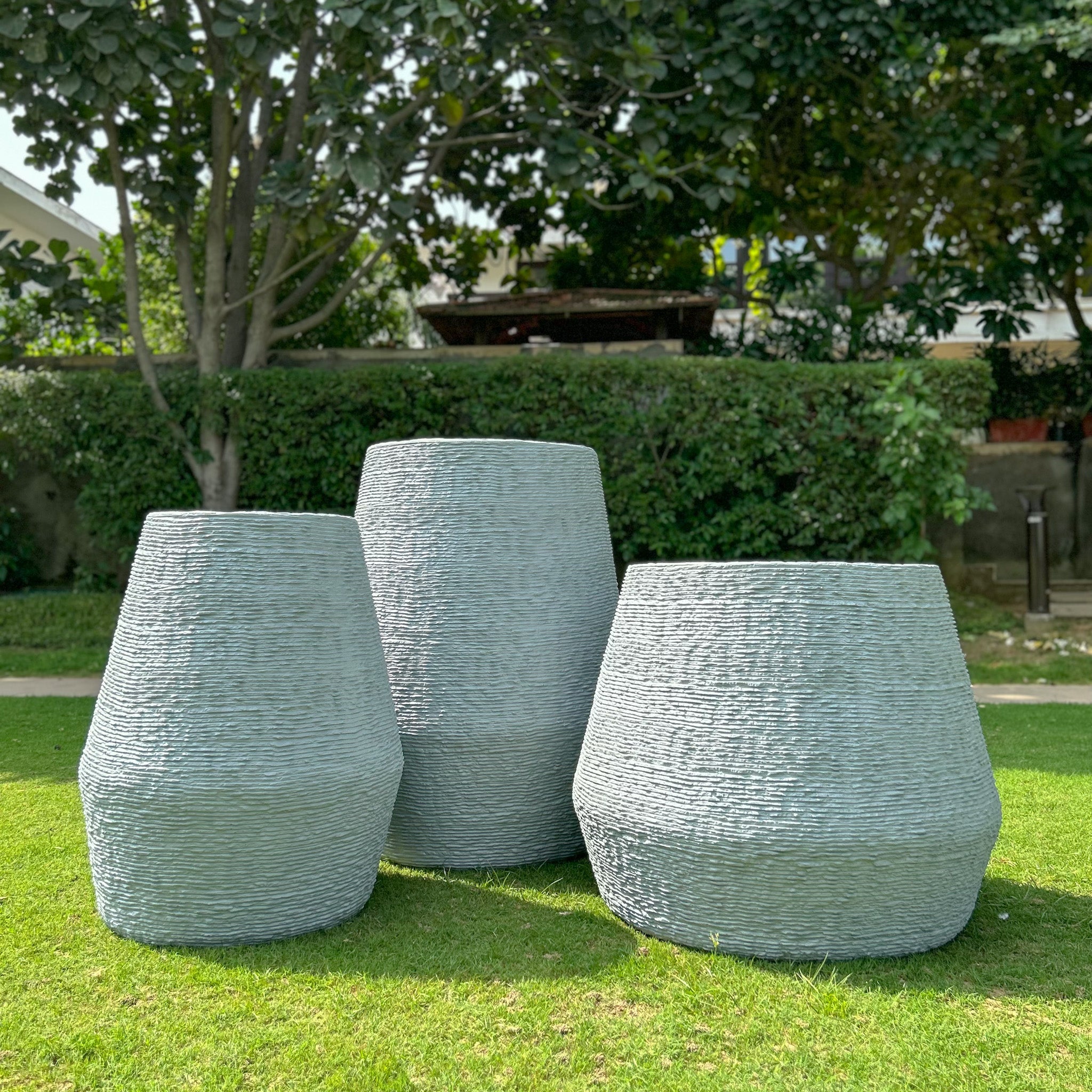 Grey Kai Planter 30" - Ripples Home