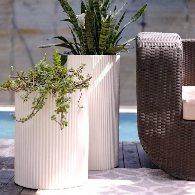 Large Midori Planter Tall (Set of 3) - Ripples Home