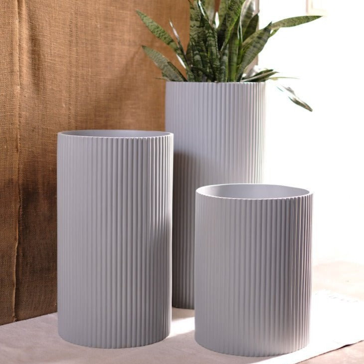 Large Midori Planter Tall (Set of 3) - Ripples Home