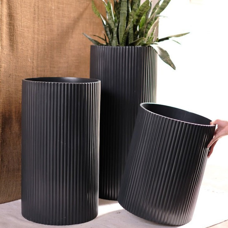 Large Midori Planter Tall (Set of 3) - Ripples Home