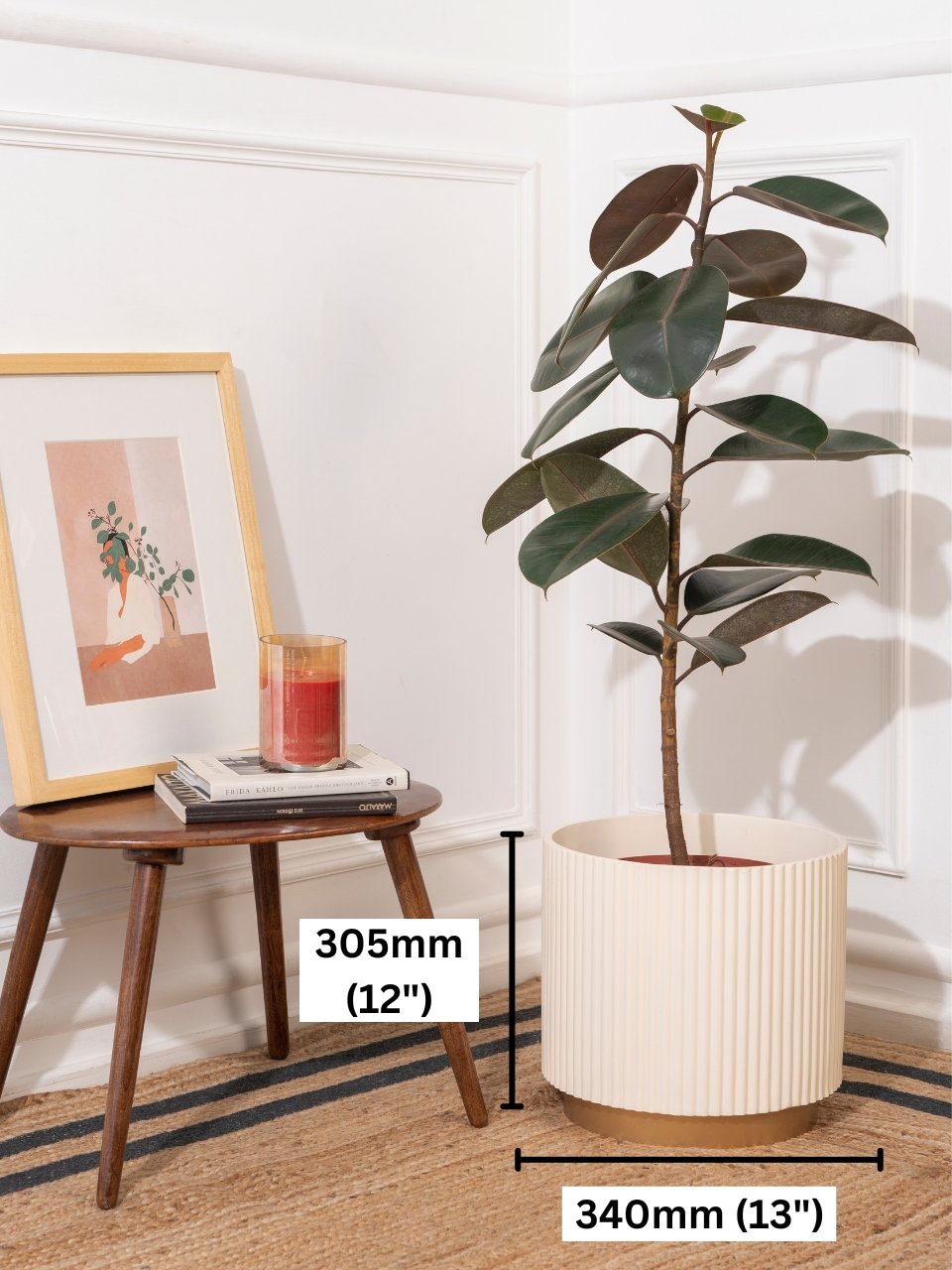 Large Midori Planter With Base - Ripples Home