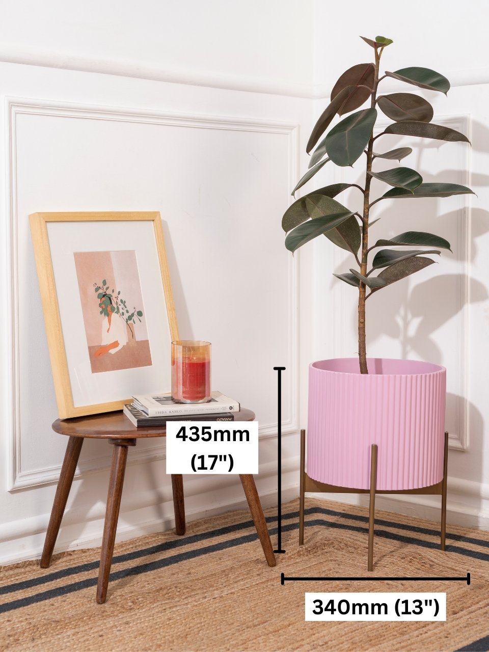 Large Midori Planter With Stand - Ripples Home