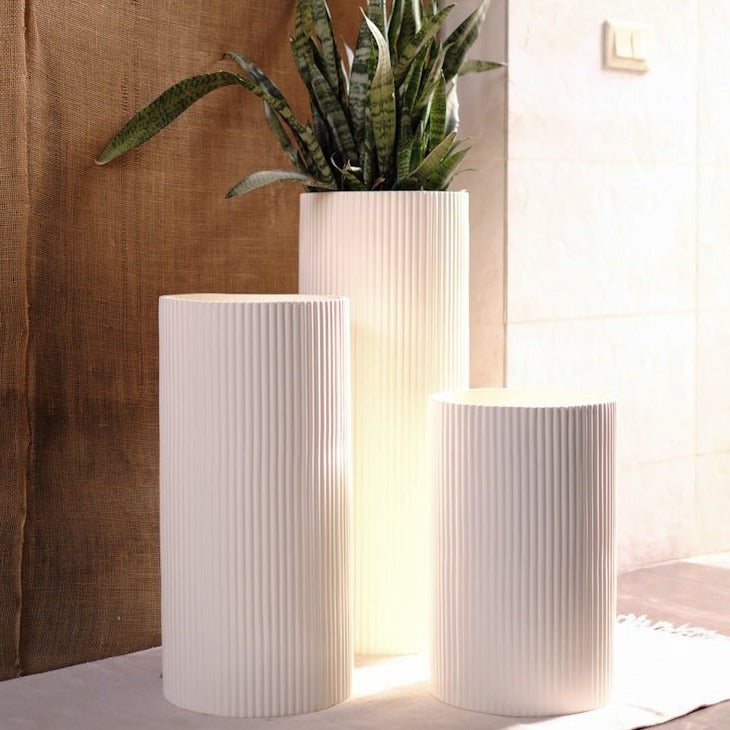 Medium Midori Planter Tall - Ripples Home