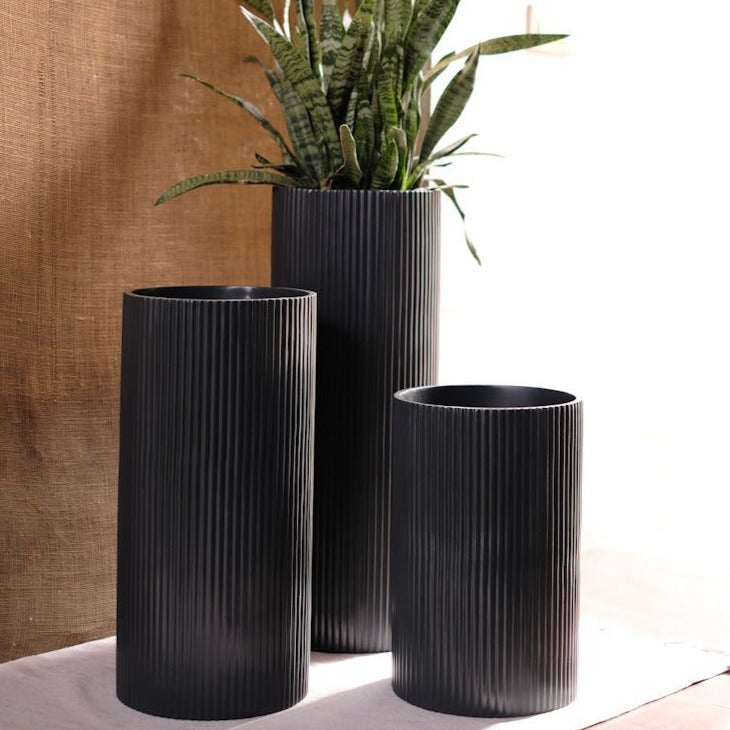 Medium Midori Planter Tall - Ripples Home