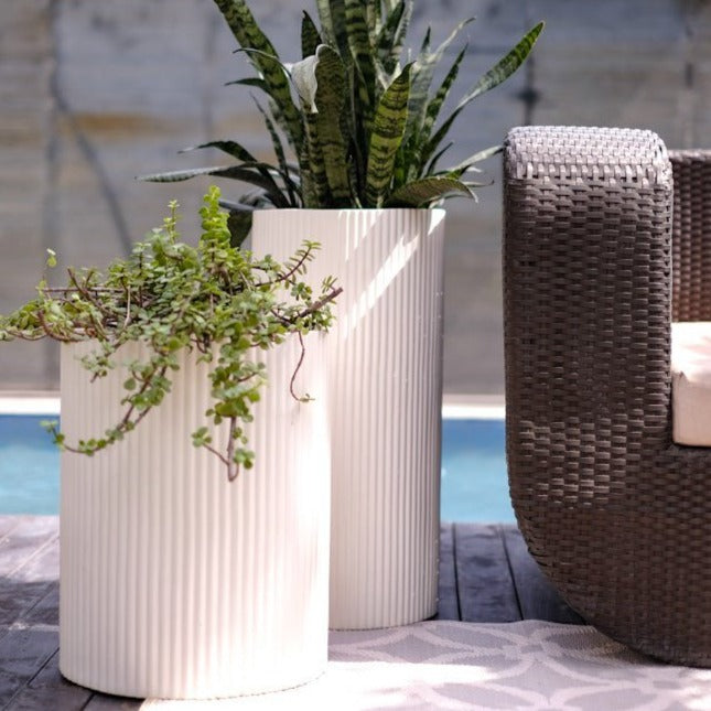 Medium Midori Planter Tall (Set of 3) - Ripples Home