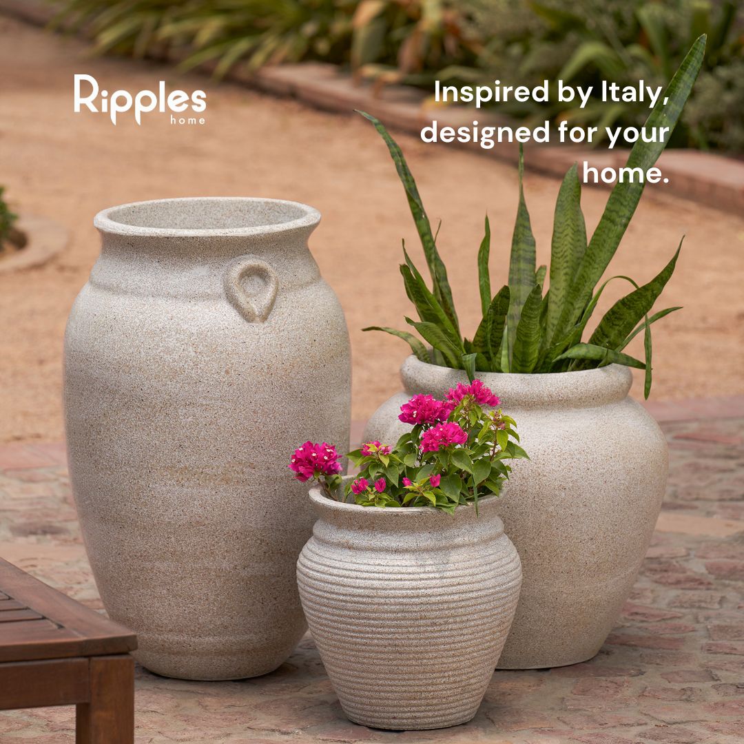 Italian Riviera - Rustic Planters Collection - Ripples Home