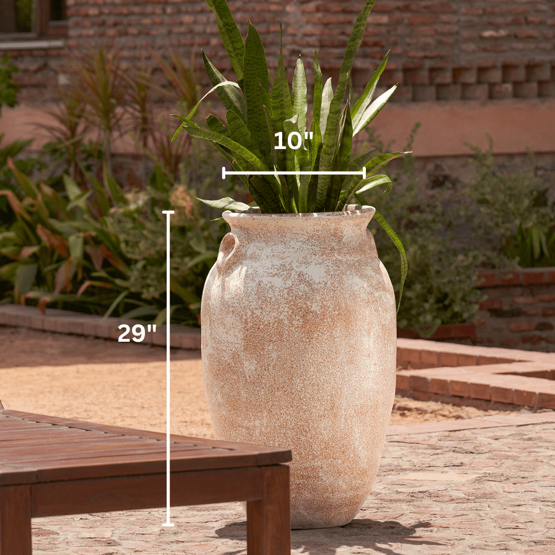 Amalfi Planter - Beige - Ripples Home