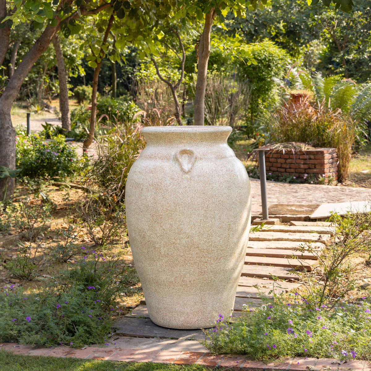 Amalfi Planter Large - Beige - Ripples Home
