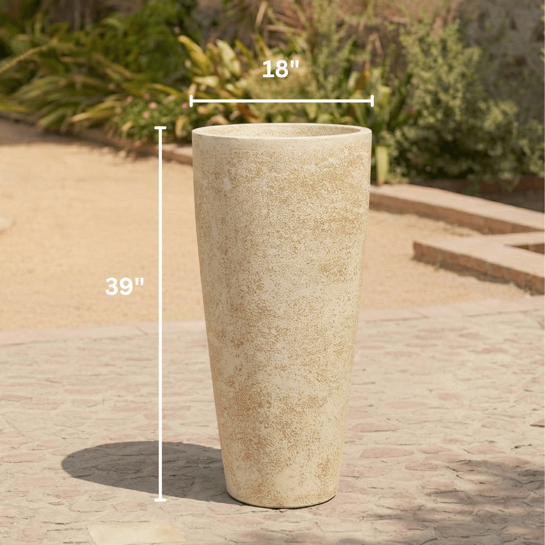 Dax Planter - Beige - Ripples Home