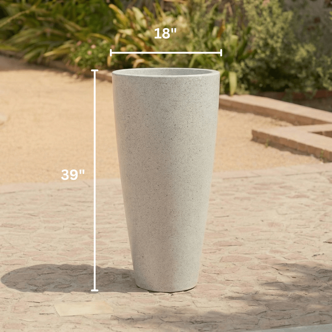 Dax Planter - Light Grey - Ripples Home