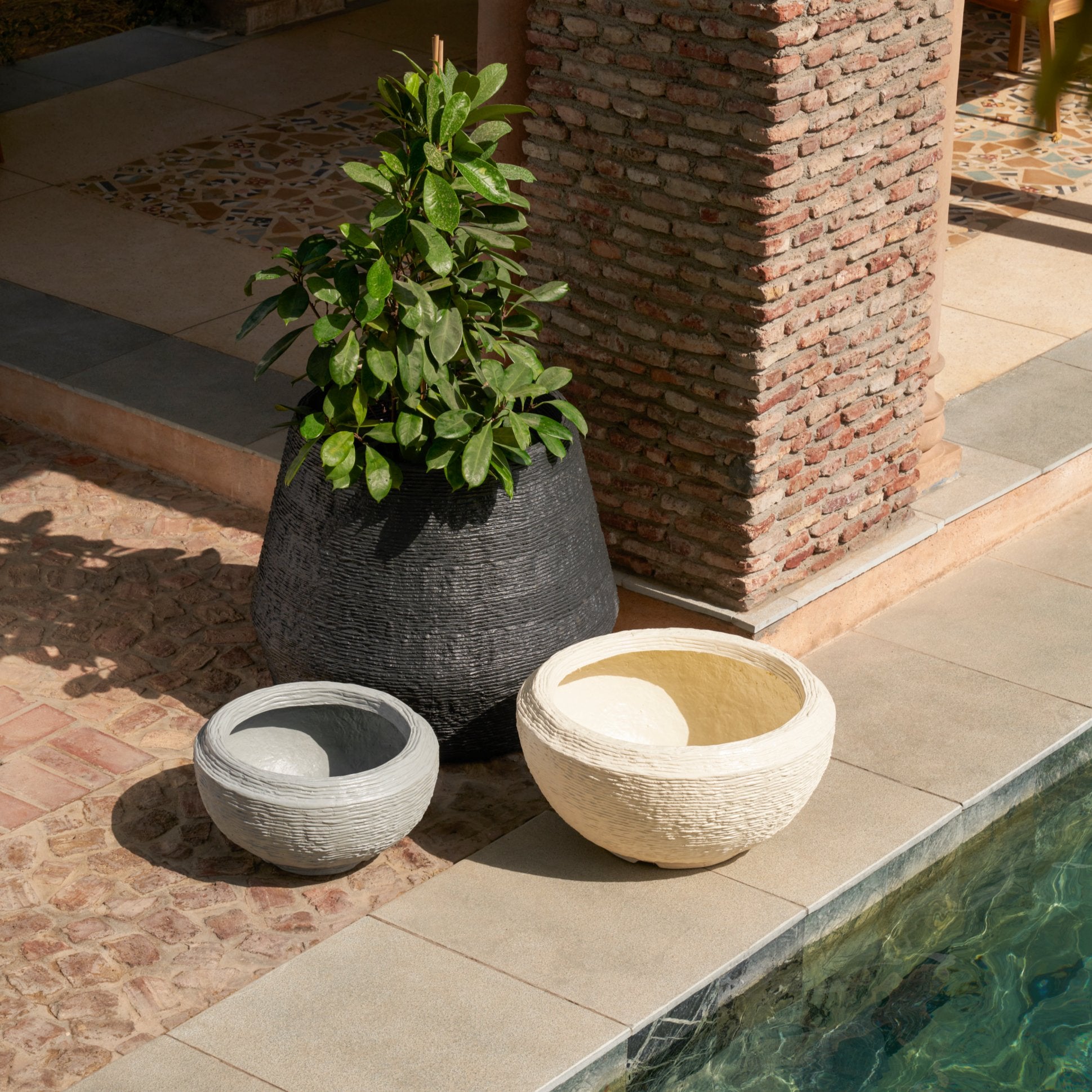 Kai + Kiro Bundle (Set of 3 planters) - Ripples Home