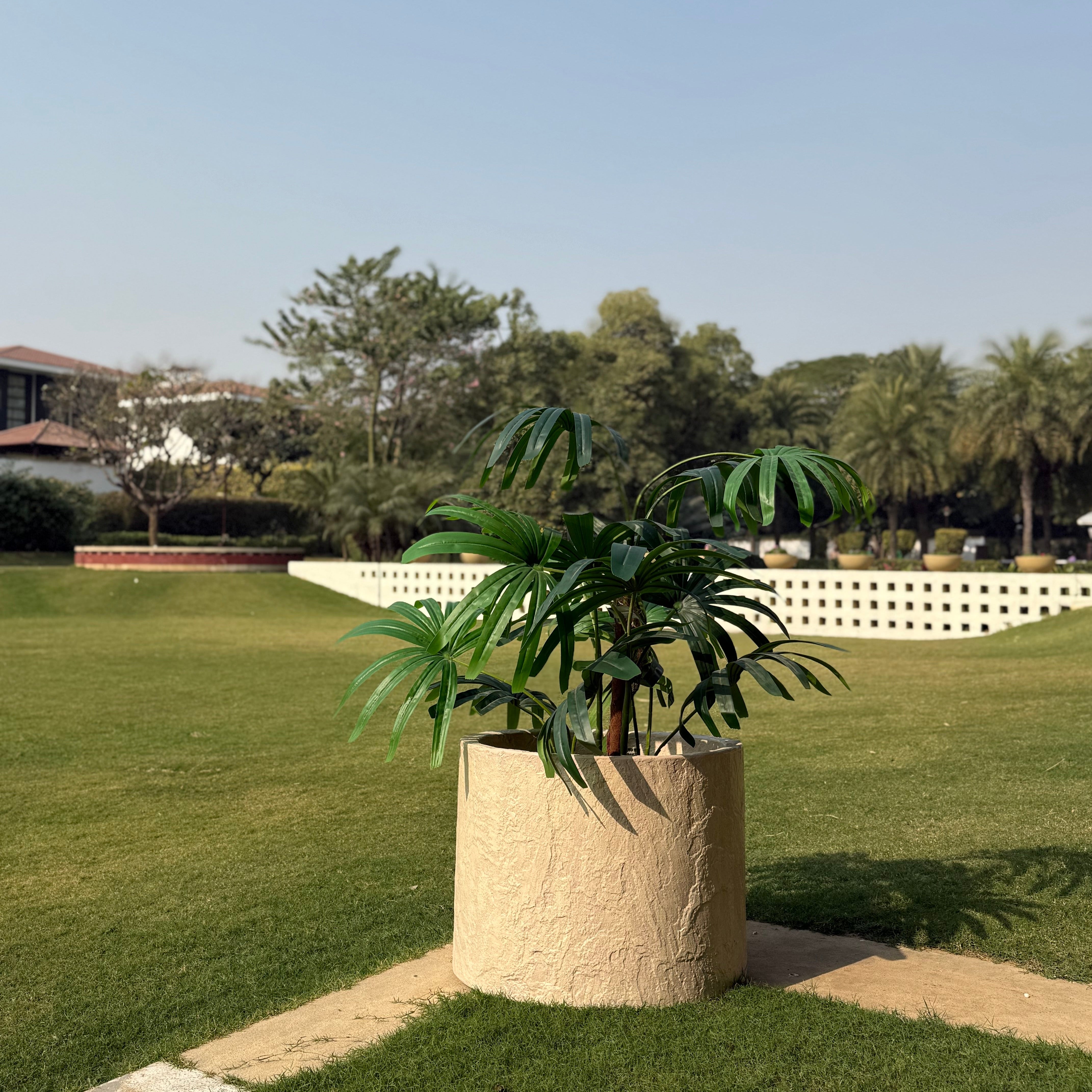 Limestone Planter 24" - Ripples Home