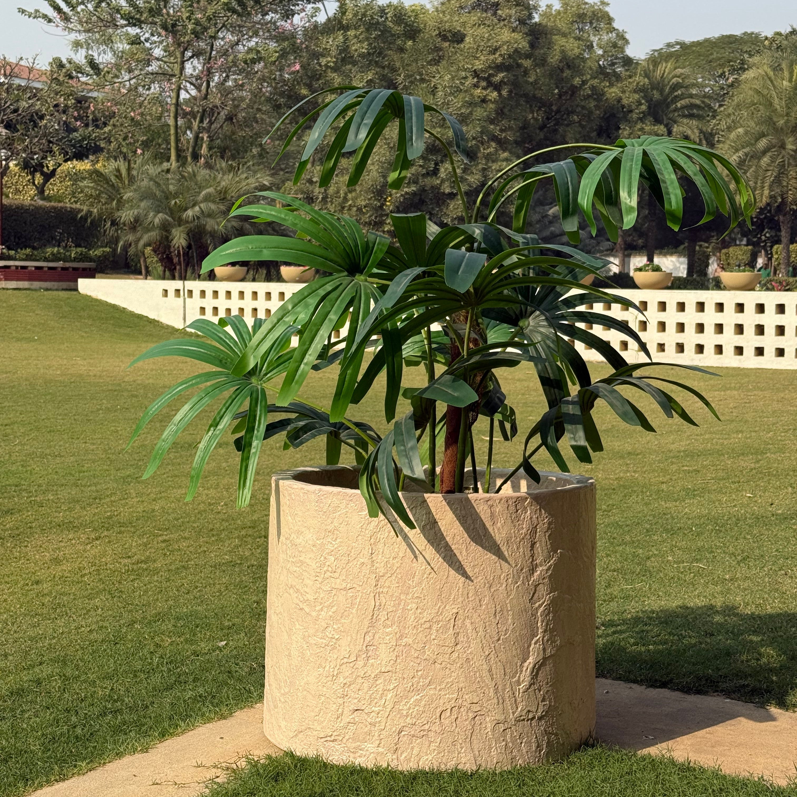 Limestone Planter 24" - Ripples Home