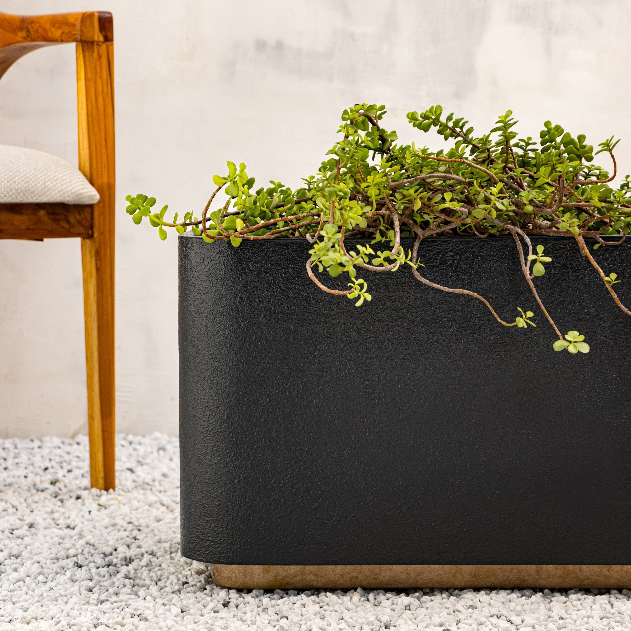 Noah Planter Box - Black - Ripples Home