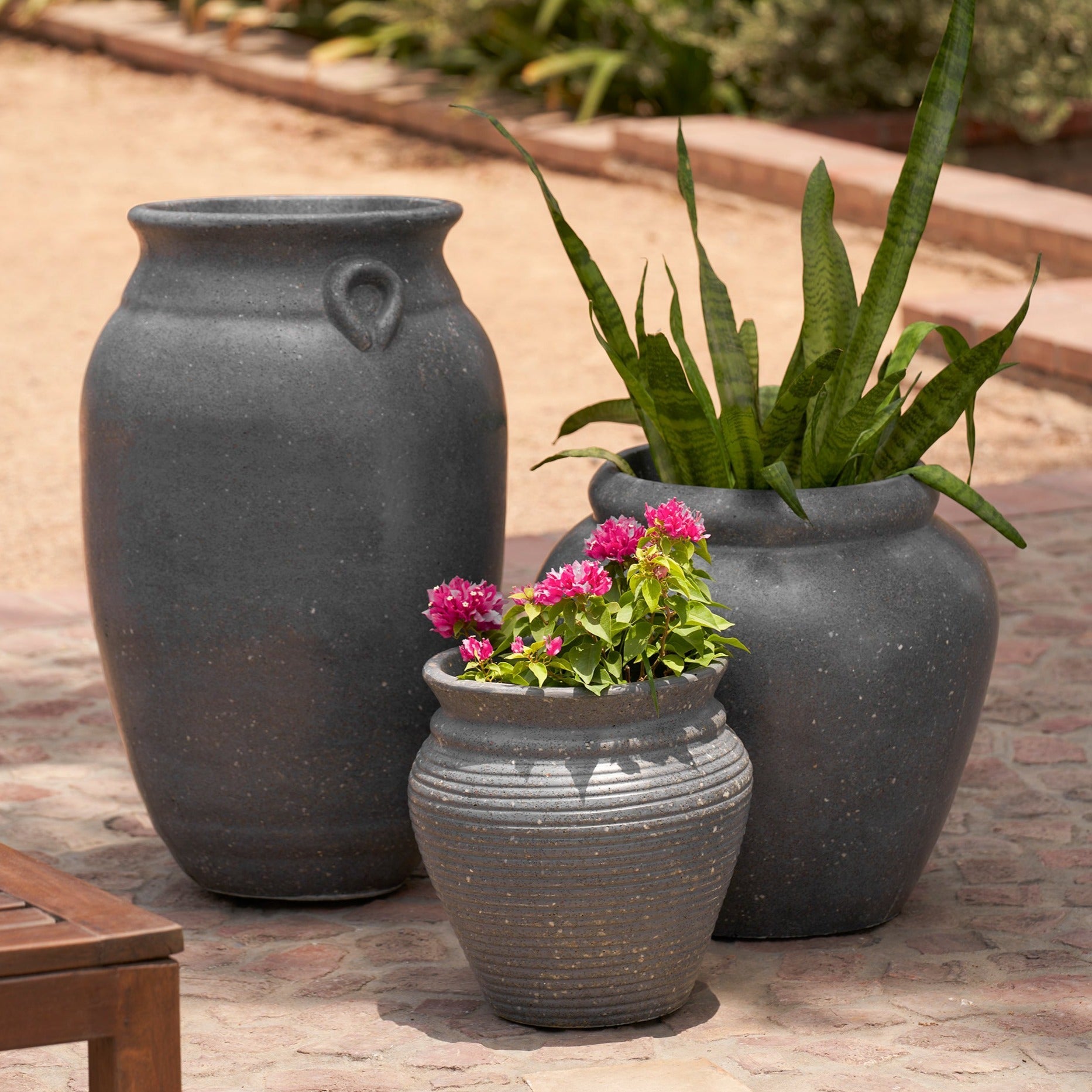 Tuscany Planter - Dark Grey - Ripples Home