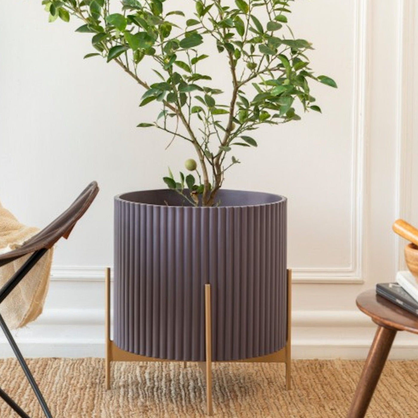 Extra Large Midori Planter with Stand - Ripples Home