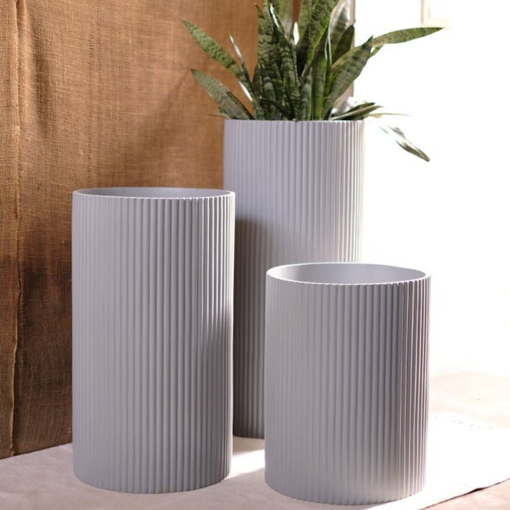 Large Midori Planter Tall - Ripples Home