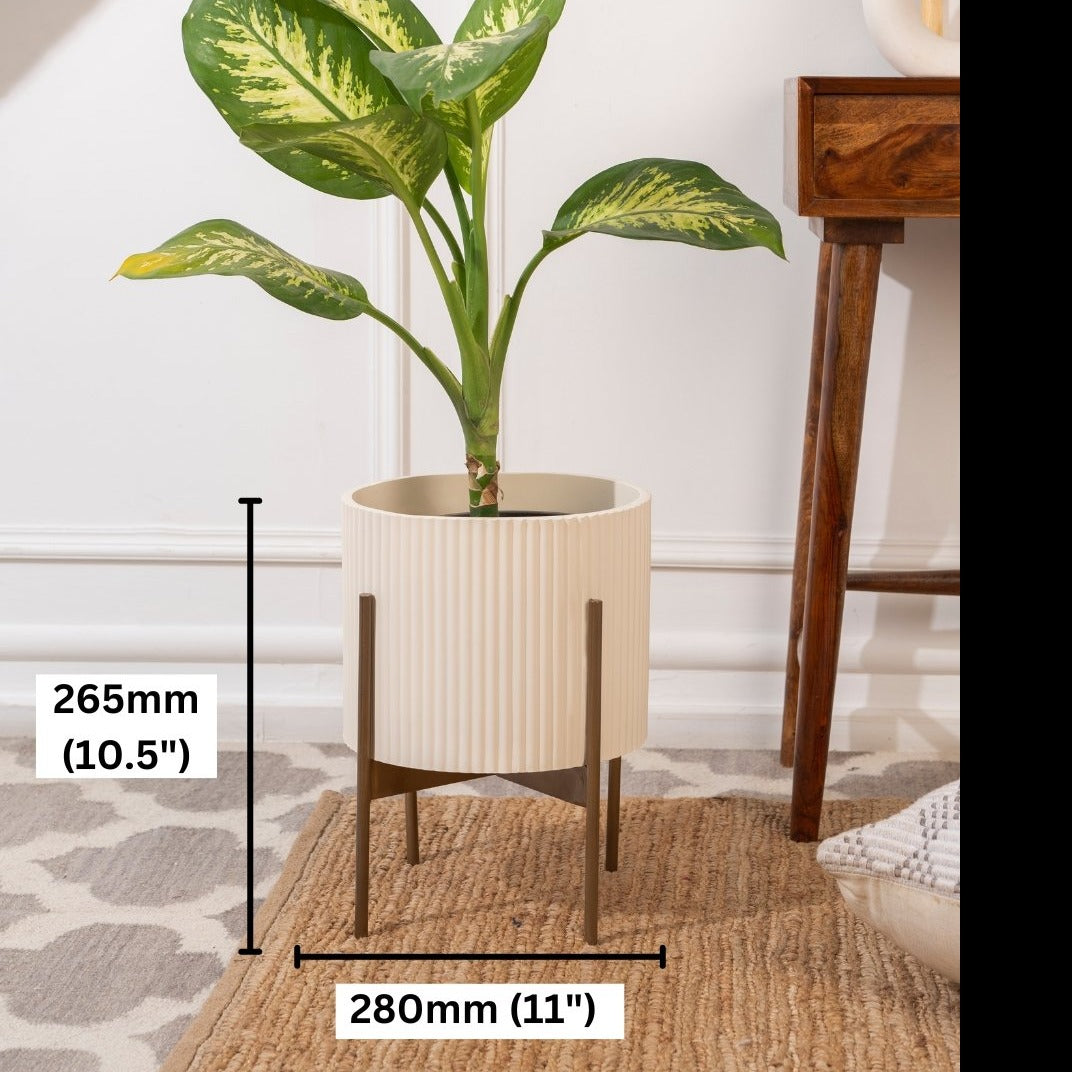 Medium Midori Planter With Stand - Ripples Home